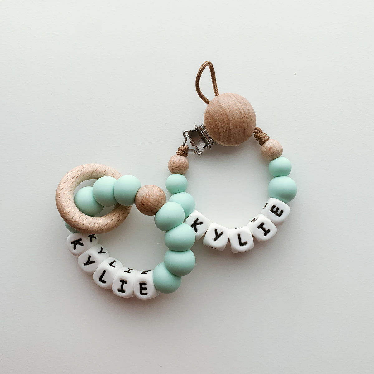 Pacifier Clip & Teether Gift Sets – Oatmilk Baby