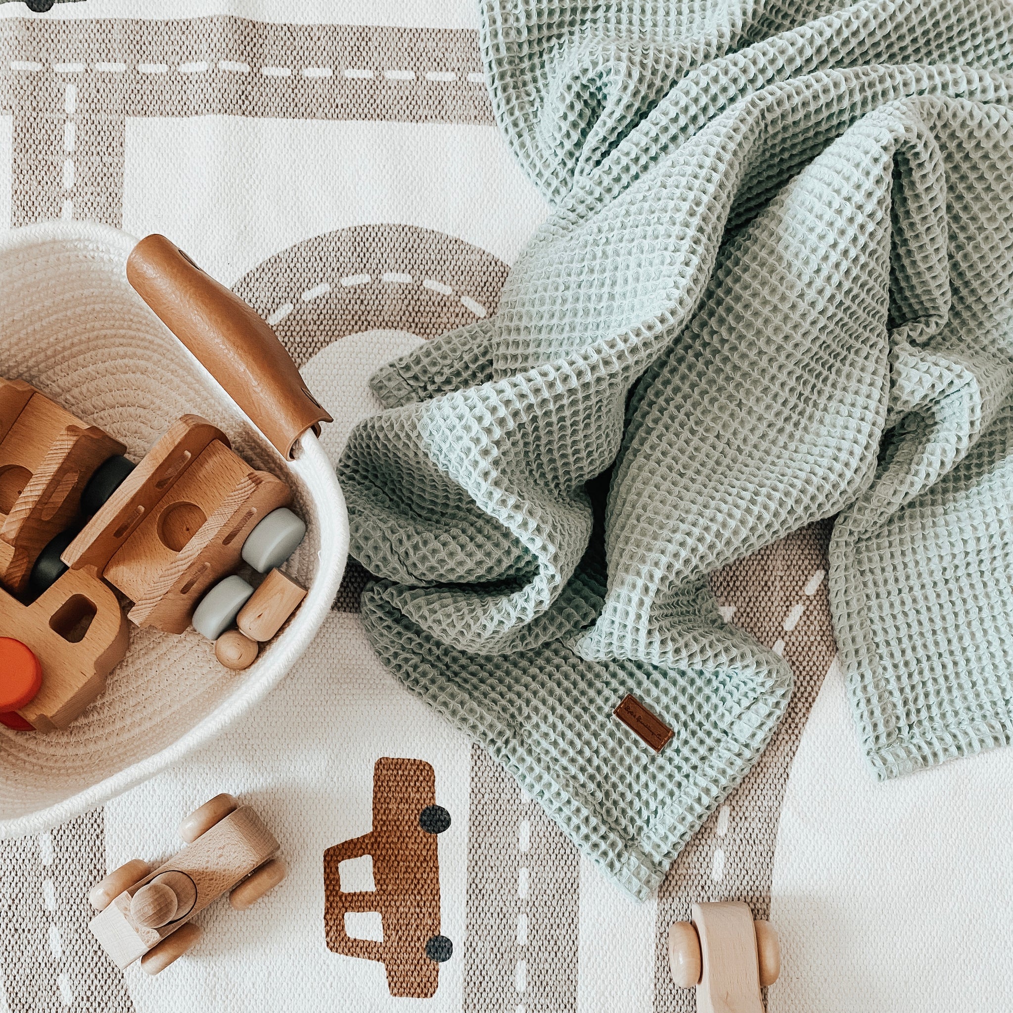 bugaboo soft wool blanket Cotton Baby Waffle Blanket