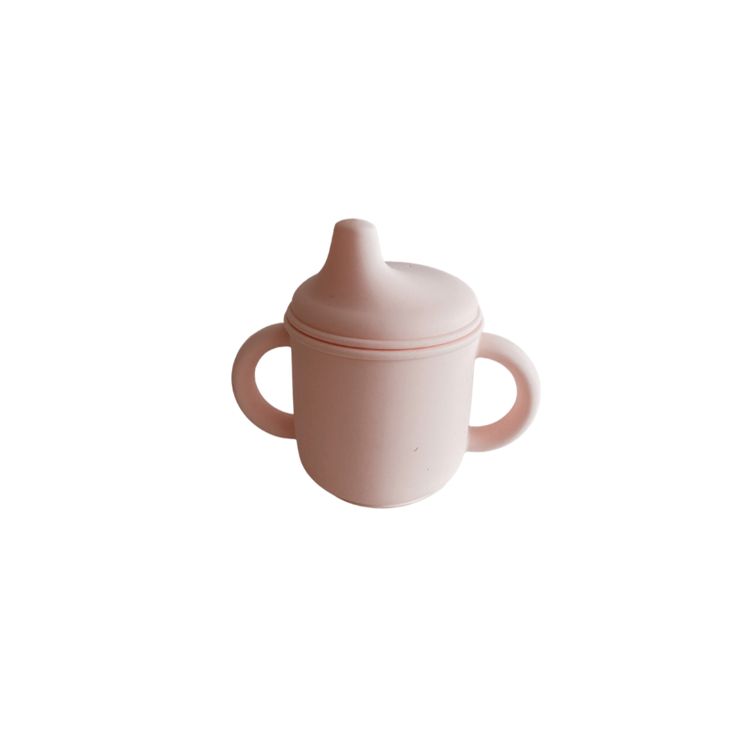 Silicone Sippy Cup - Light Pink