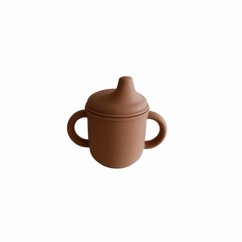 Silicone Sippy Cup - Toffee
