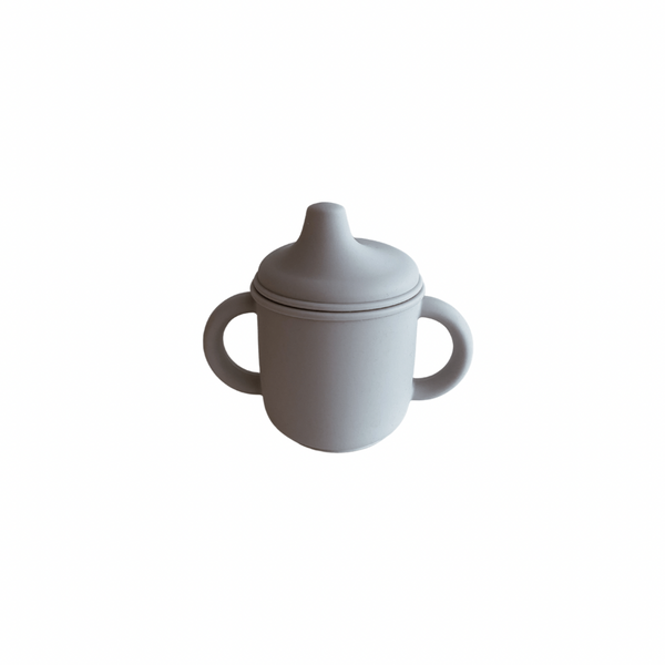 Silicone Sippy Cup - Light Grey