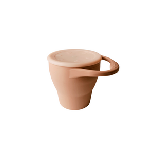 Silicone Collapsable Snack Cup - Toffee