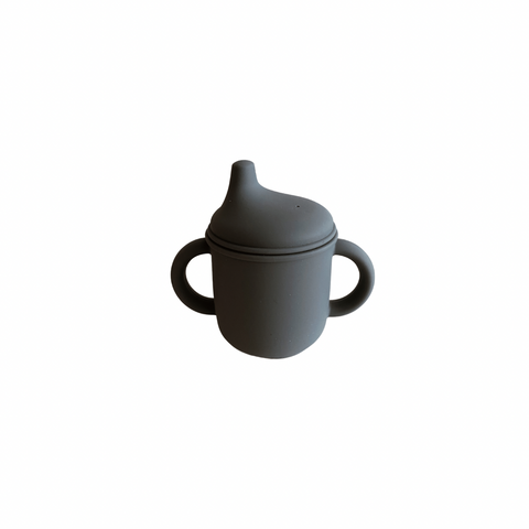 Silicone Sippy Cup - Dark Grey
